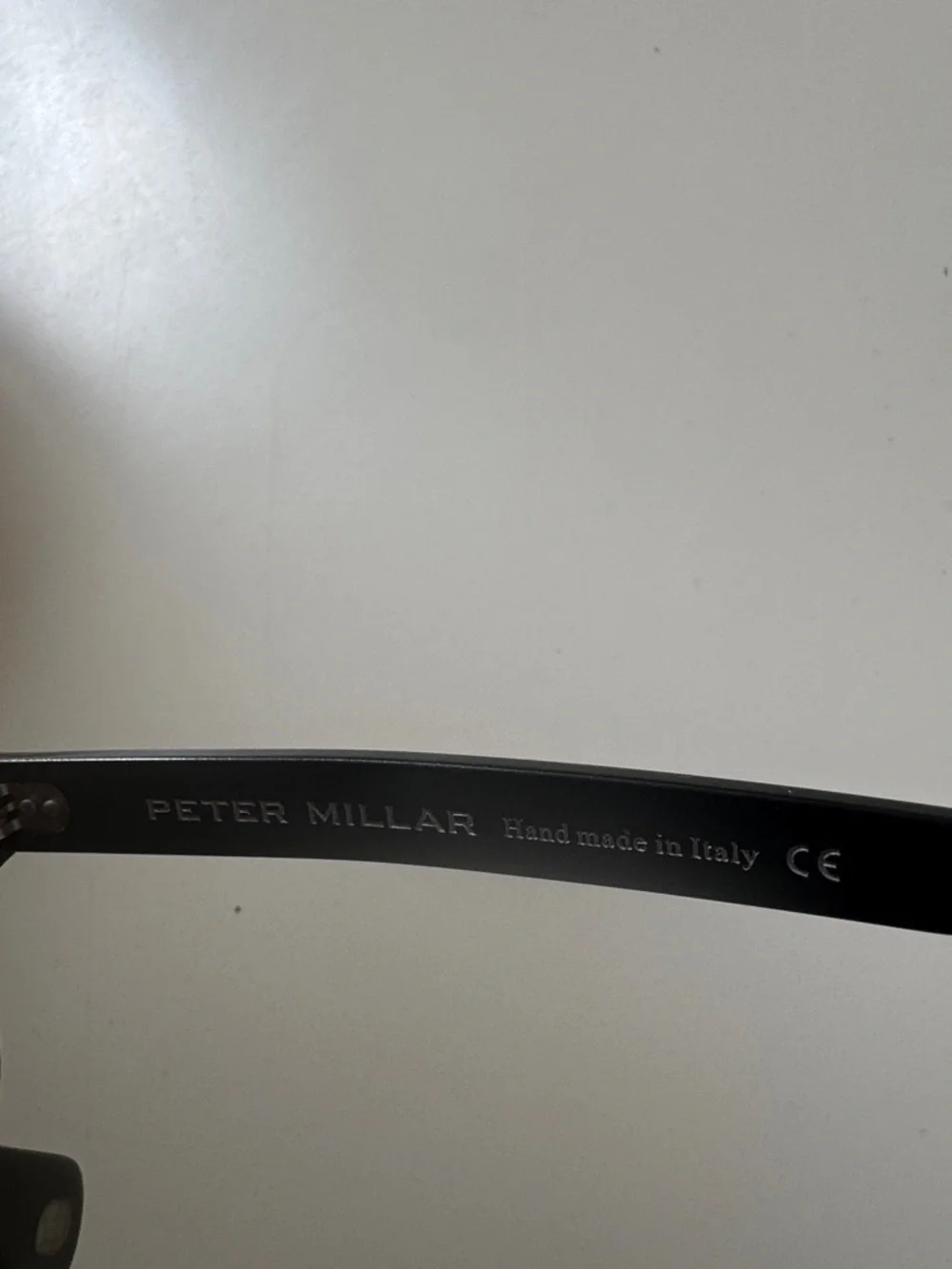Peter Millar Black Polarize Sunglasses with Gray Lenses